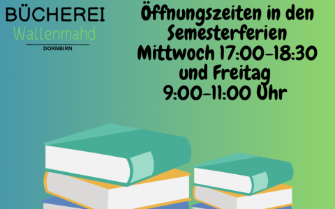 Öffnungszeiten Semesterferien 